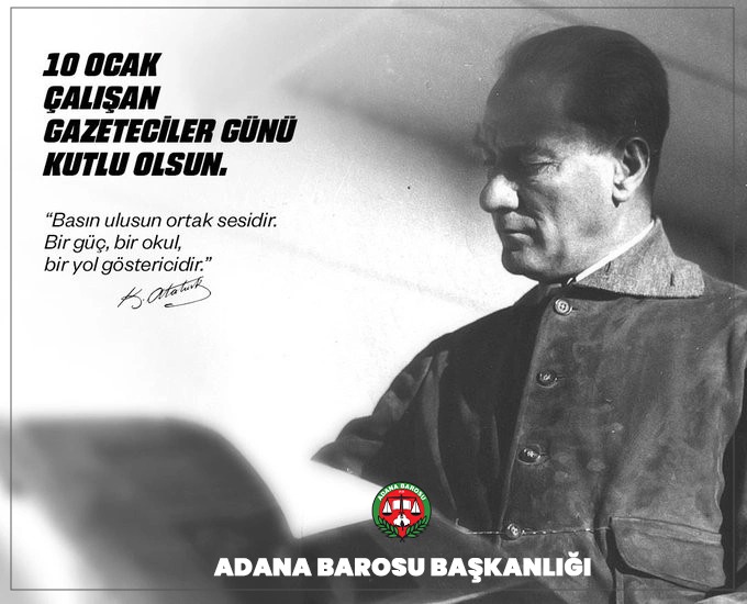 10 OCAK ÇALIŞAN GAZETECİLER GÜNÜ KUTLU OLSUN