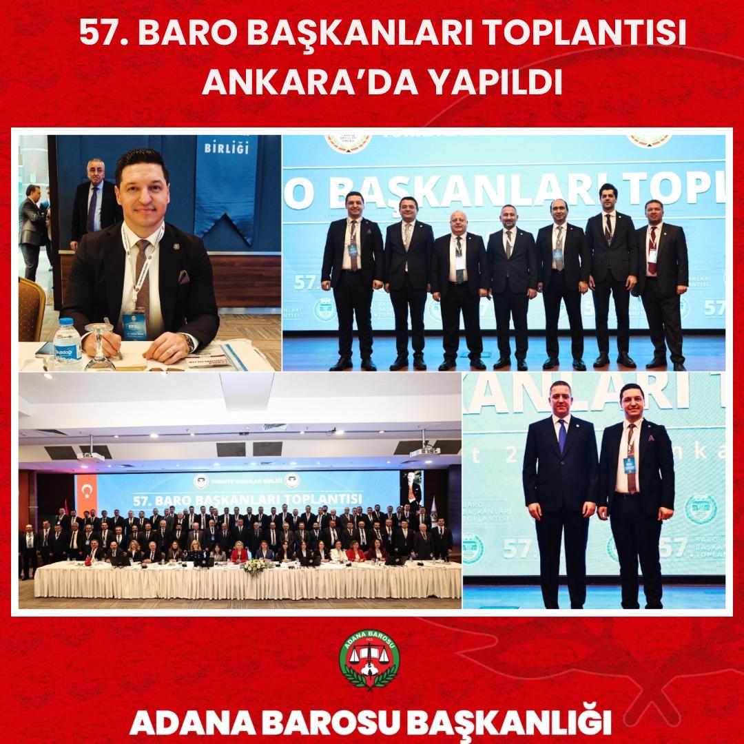 57.⁠ ⁠BARO BAŞKANLARI TOPLANTISI ANKARA’DA YAPILDI