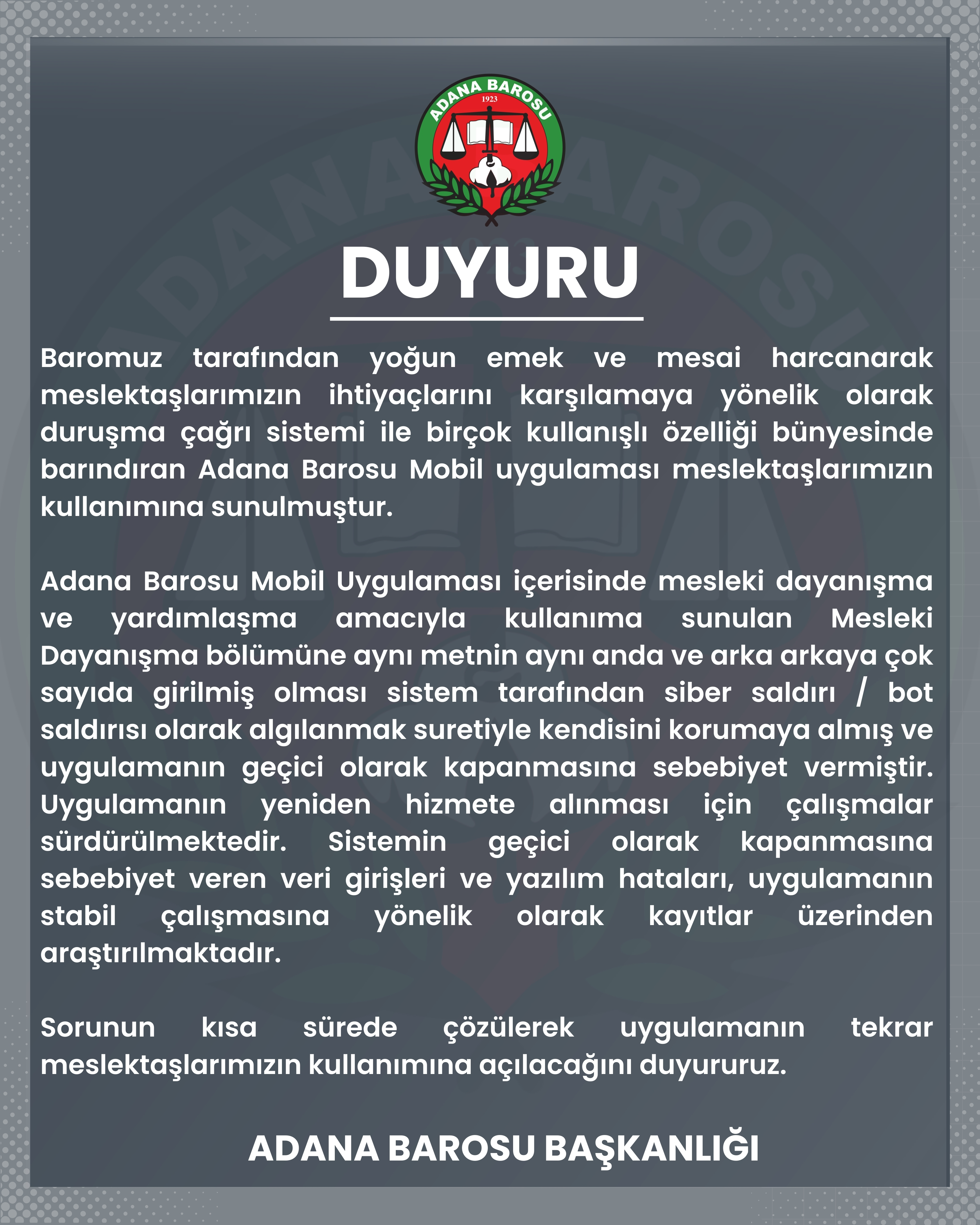 DUYURU