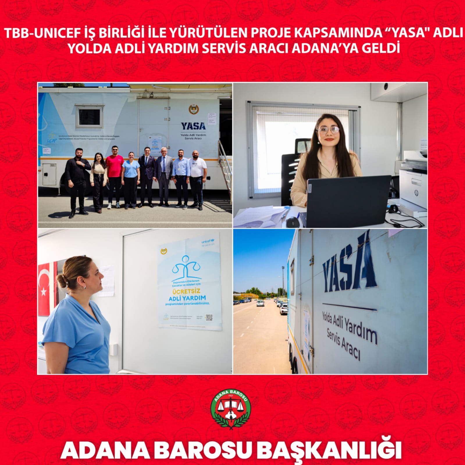 TBB-UNICEF İŞ BİRLİĞİ İLE YÜRÜTÜLEN PROJE KAPSAMINDA “YASA