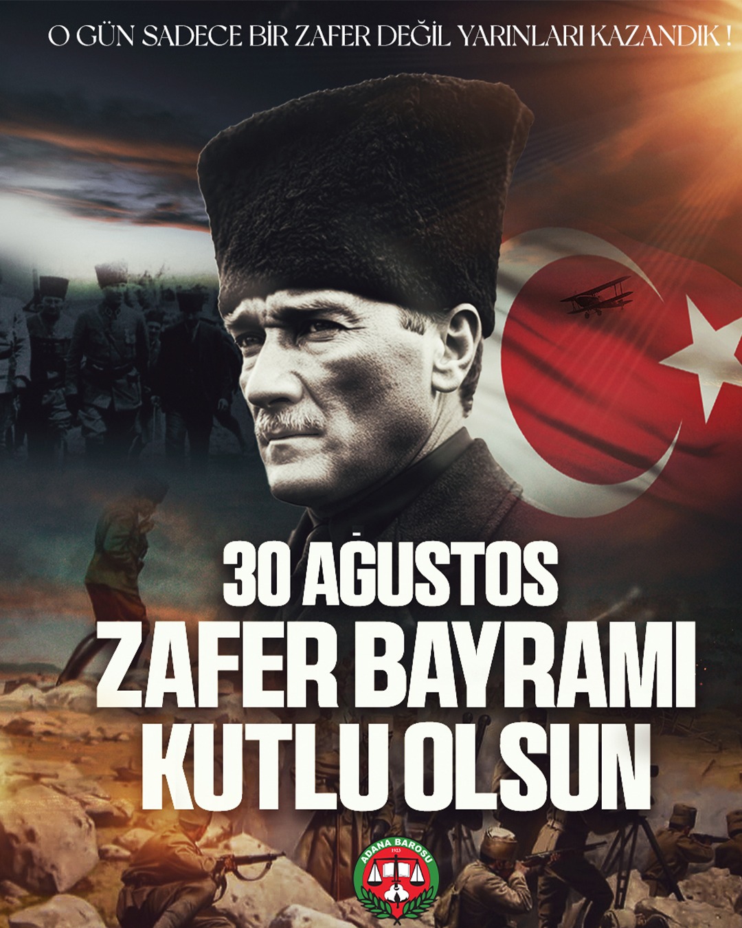 30 AĞUSTOS ZAFER BAYRAMI KUTLU OLSUN