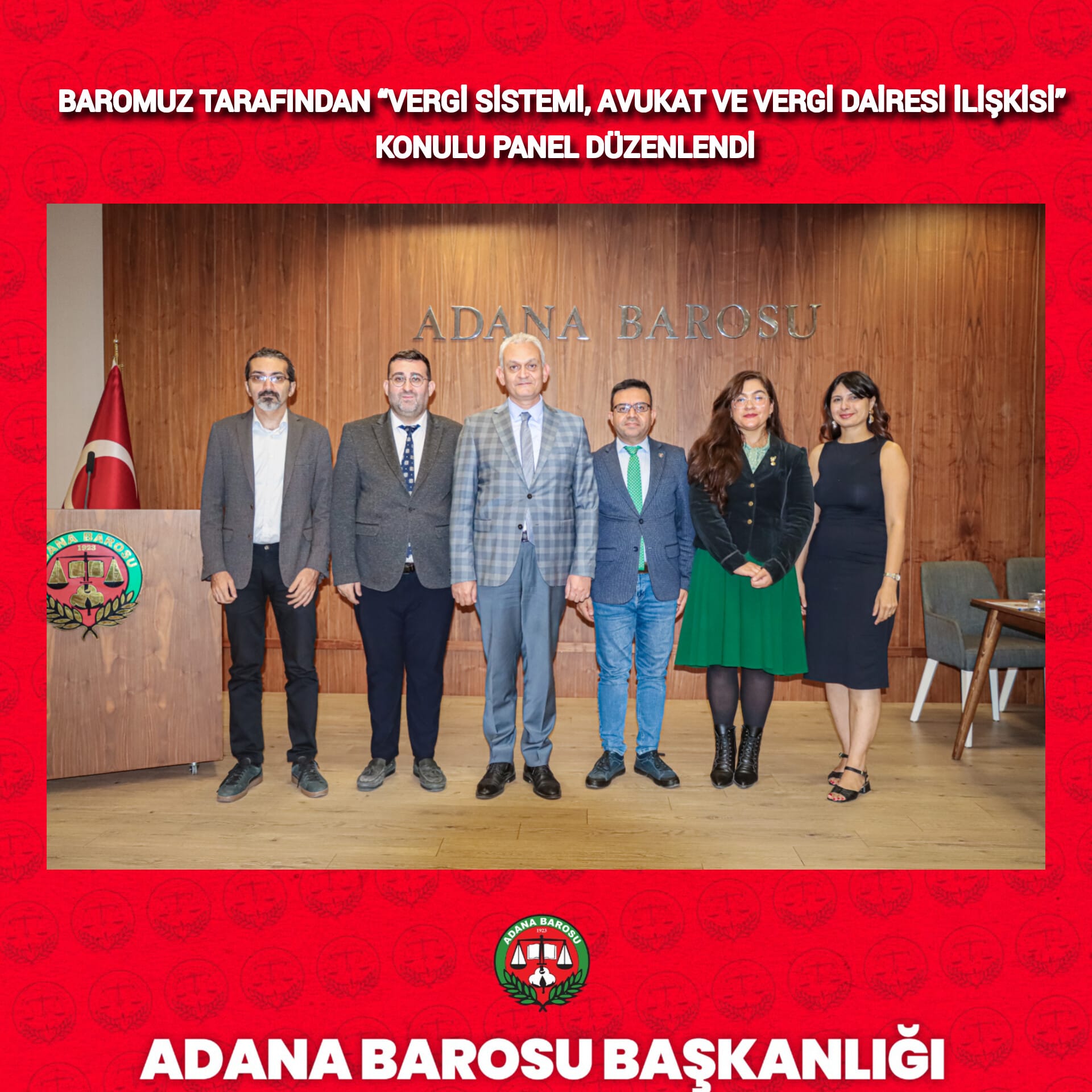 BAROMUZ TARAFINDAN “VERGİ SİSTEMİ, AVUKAT VE VERGİ DAİRESİ İLİŞKİSİ” KONULU PANEL DÜZENLENDİ