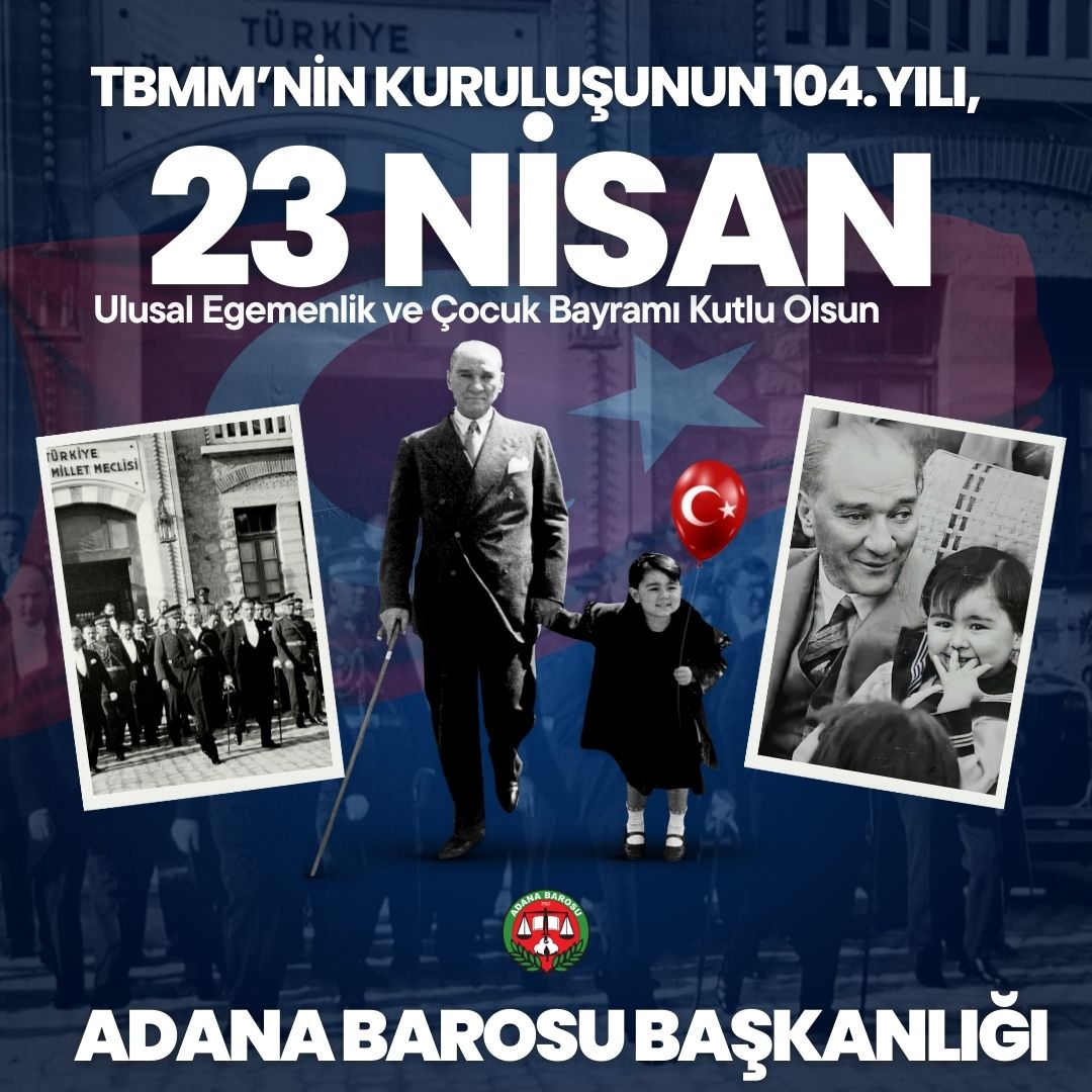 Türkiye Büyük Millet Meclisi (TBMM) 23 Nisan 1920’de kurulmuş ve TBMM’nin kurulmasıyla bu kutlu gün ülkemizde Milli Bayram olarak ilan edilmiştir.
