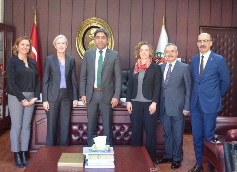 ABD ADANA KONSOLOSU SPECHT, BARO BAŞKANIMIZA HAYIRLI OLSUN ZİYARETİNDE BULUNDU.